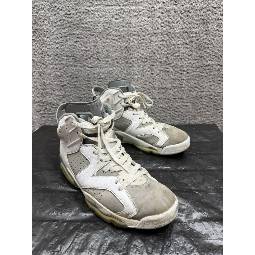 Air Jordan 6 Retro Cool Grey High Top Sneakers CT8529-100 Mens Size 9 US